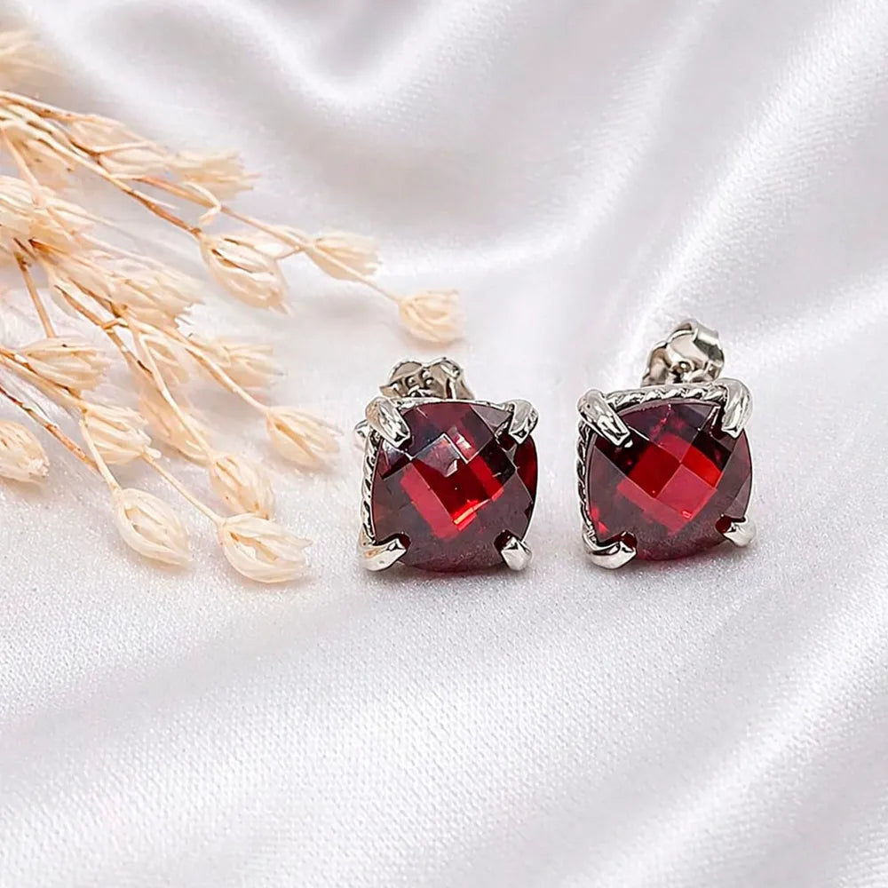 Aretes de plata