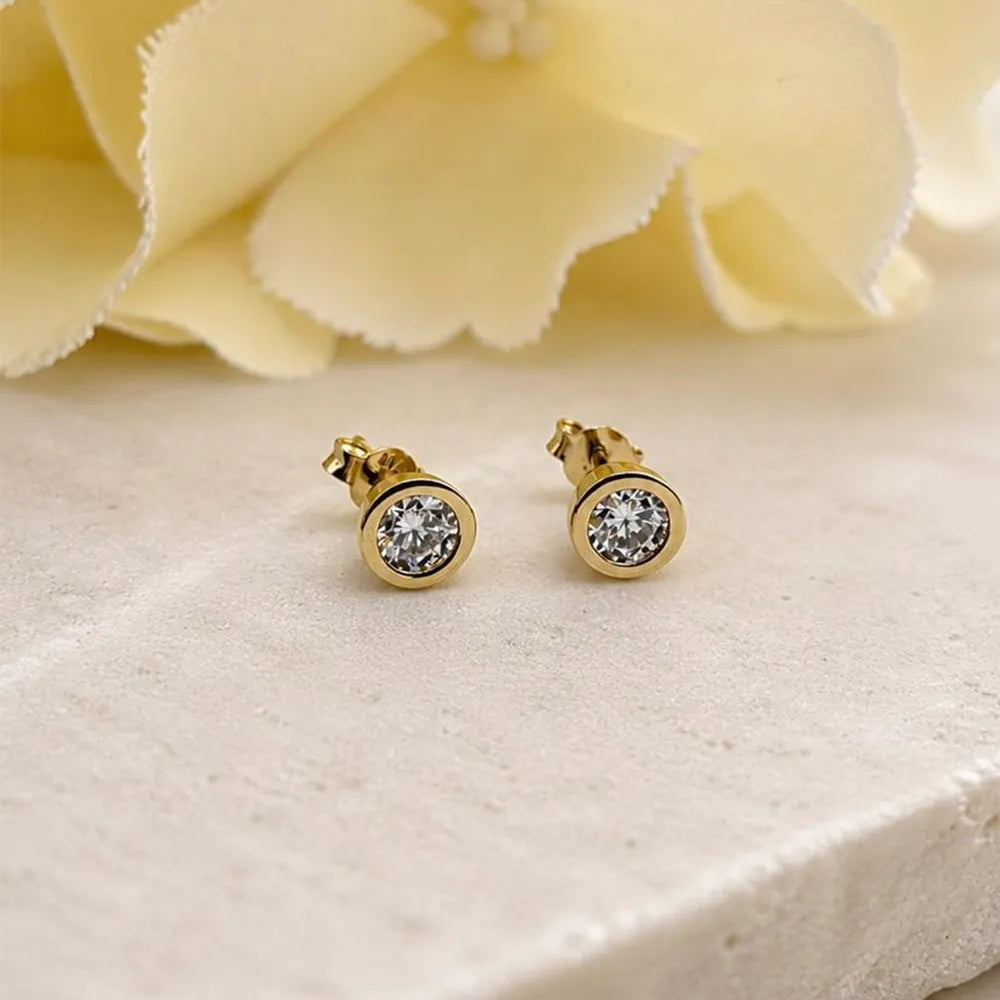 Aretes de Oro 18k