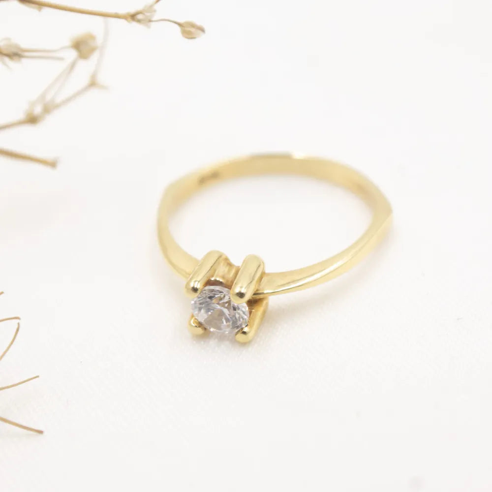 Anillo de compromiso oro 18K