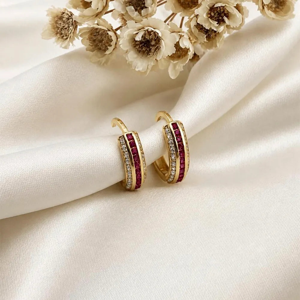Aretes de Oro 18k