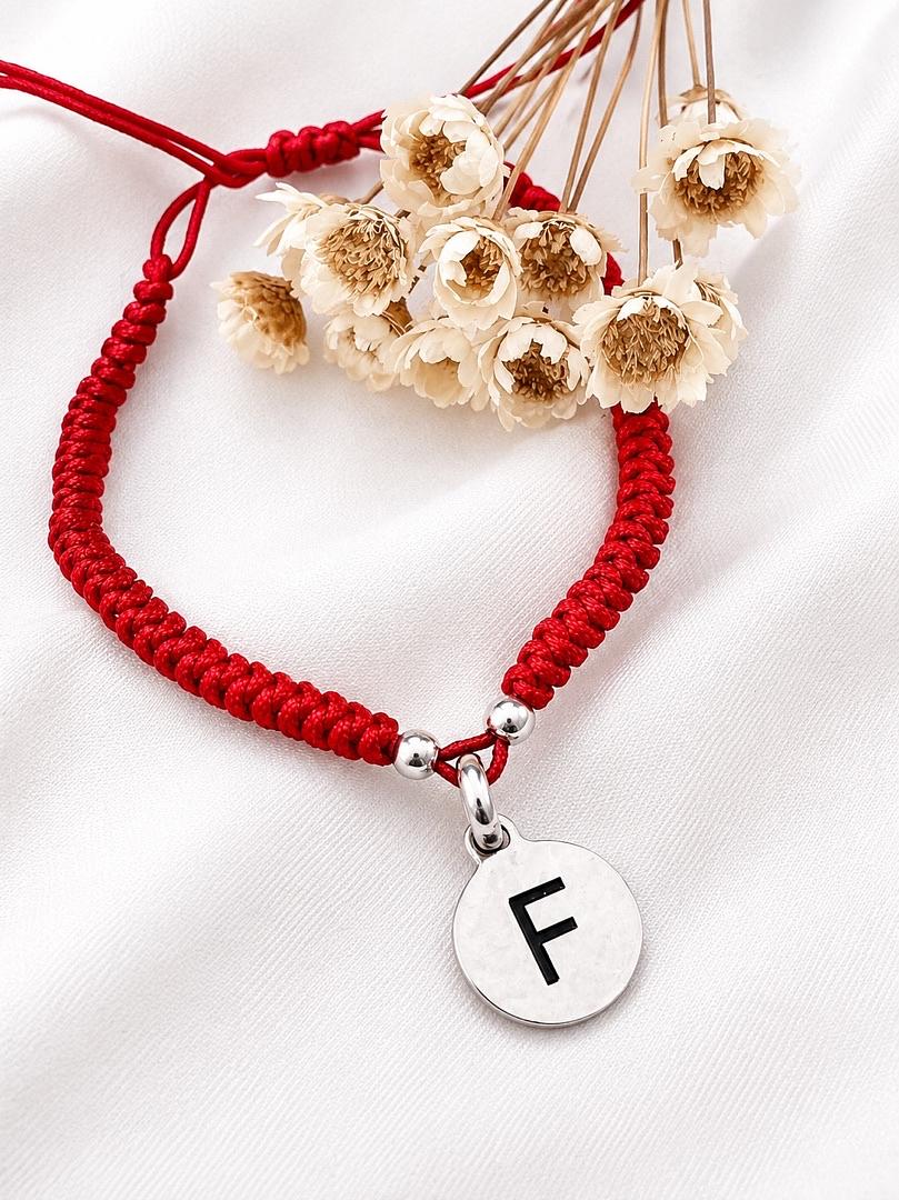 Pulsera Regulable - Inicial F