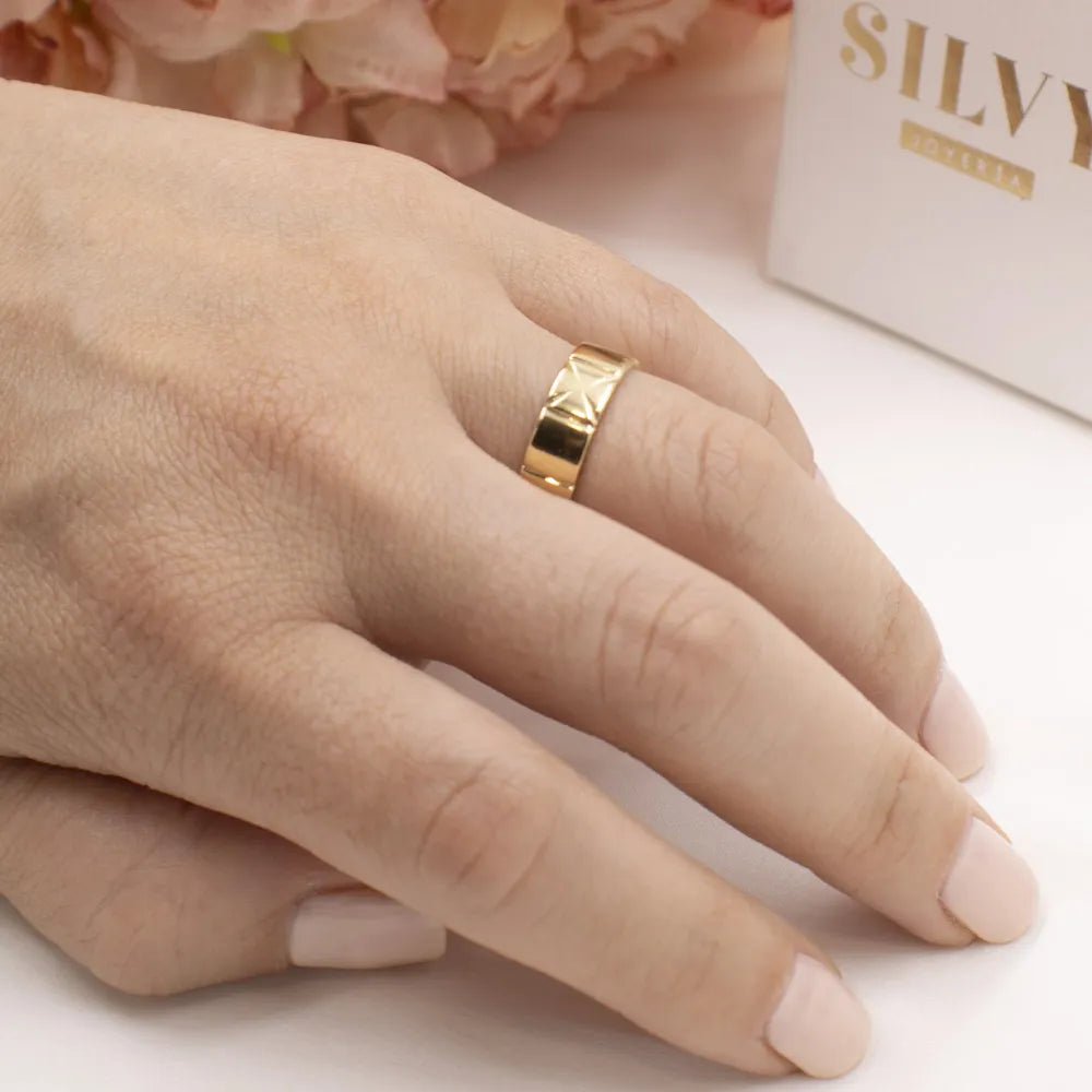 Denario en Oro 18K