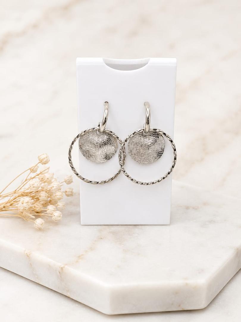 ARETES DE PLATA