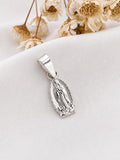 Dije de plata de Virgen de Guadalupe