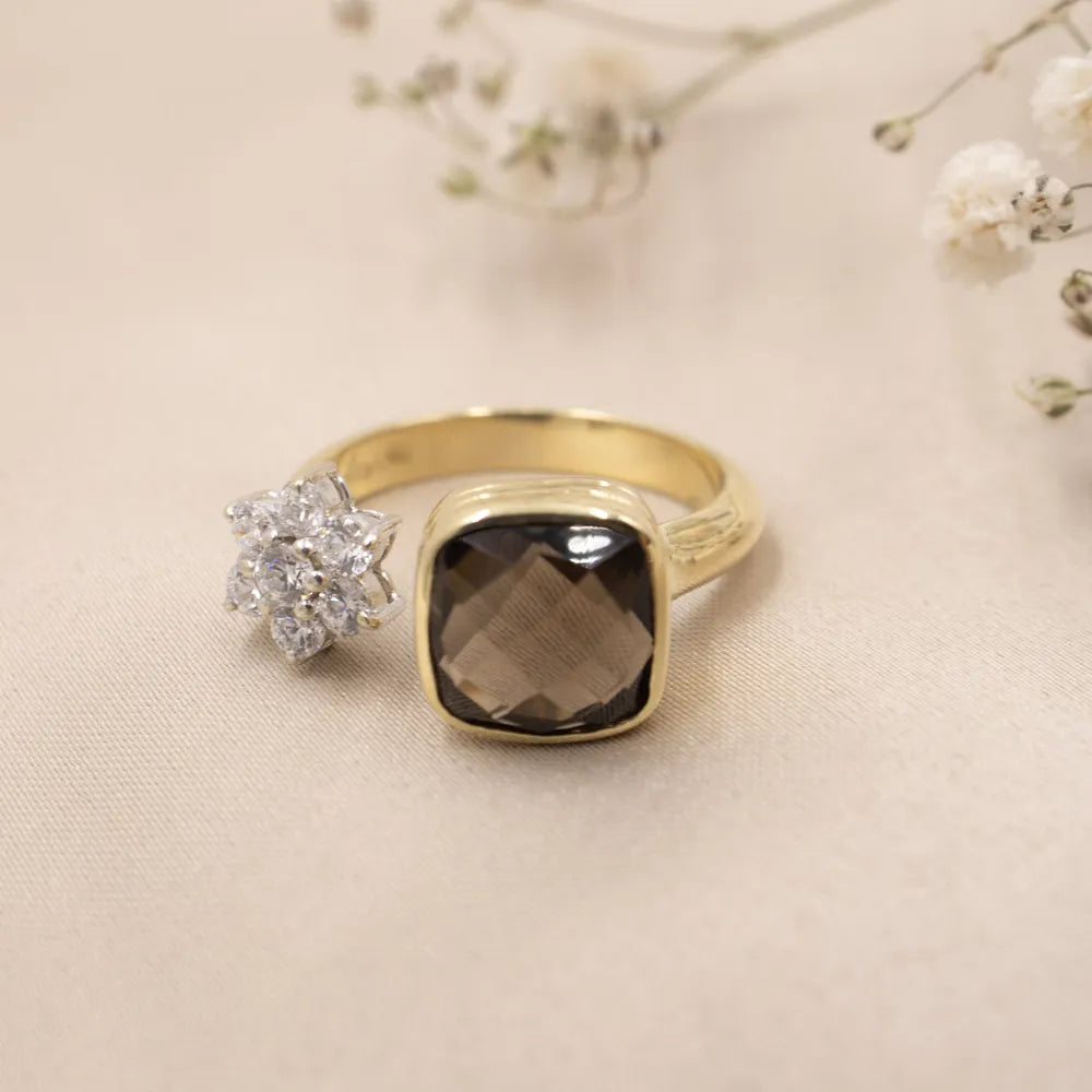 Sortija en Oro 18K con Turmalina