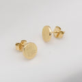 ARETES DE ORO 18K