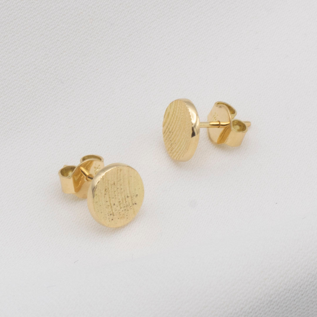 ARETES DE ORO 18K