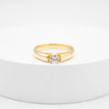 ANILLO DE COMPROMISO ORO 18K