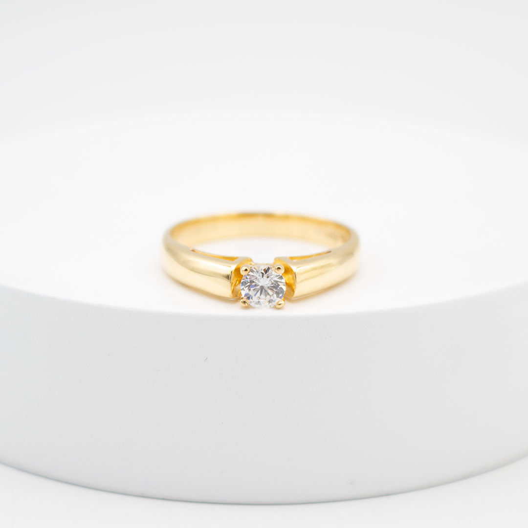 ANILLO DE COMPROMISO ORO 18K