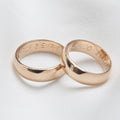 AROS DE MATRIMONIO EN ORO ROJO 18K
