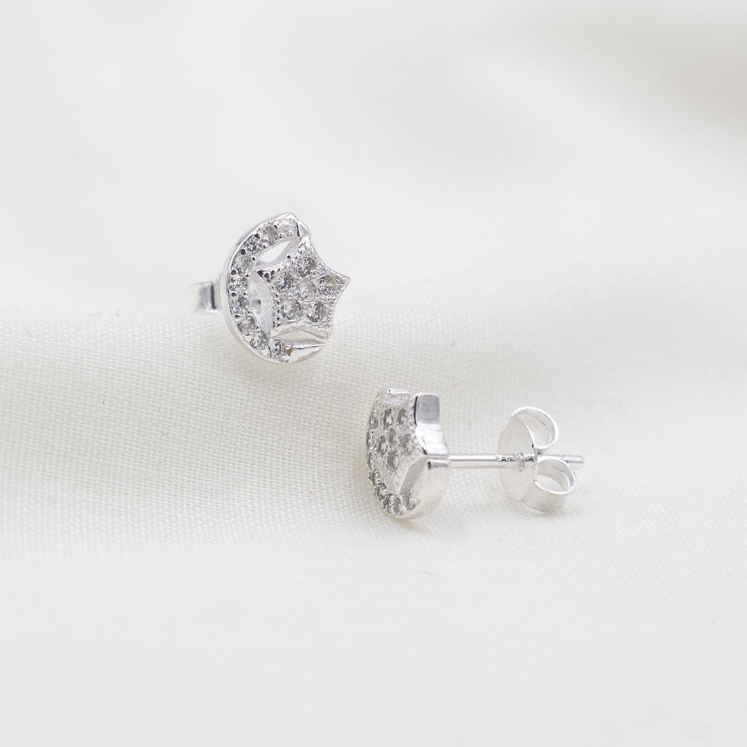 ARETES ESTRELLA DE PLATA