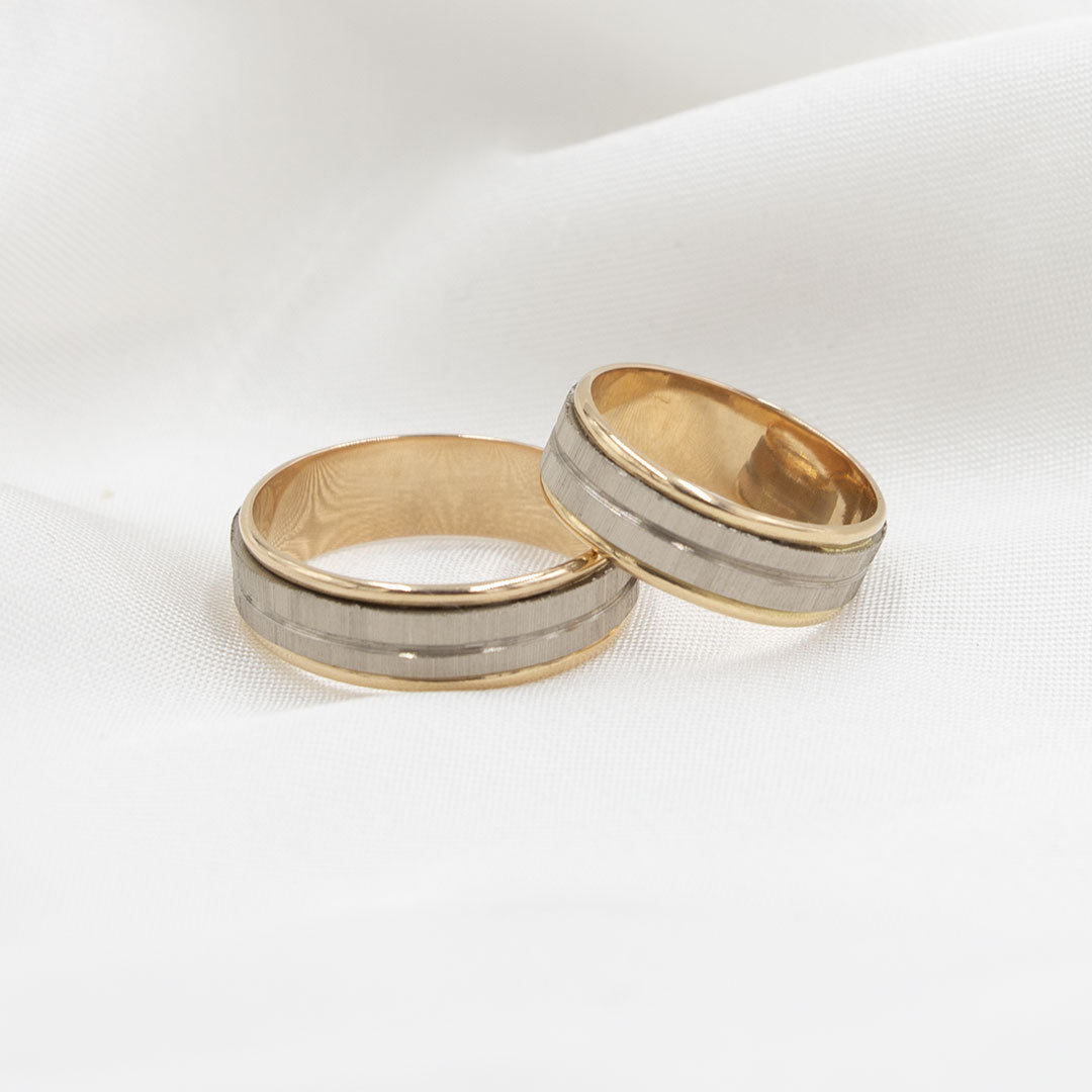 AROS DE MATRIMONIO DE ORO 18K