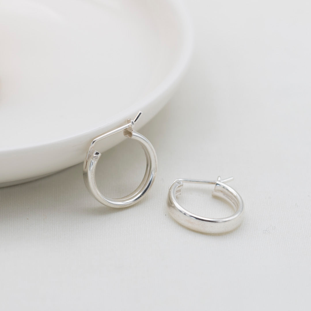 ARETES DE PLATA