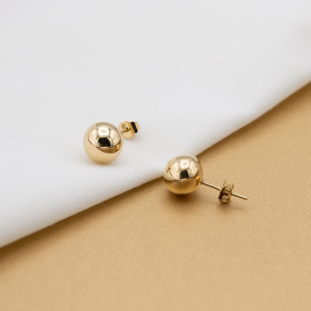 ARETES DE ORO 18K
