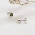 ARETES DE PLATA CON LÁMINA DE ORO