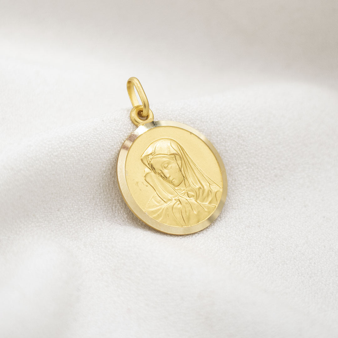 DIJE VIRGEN MARÍA DE ORO
