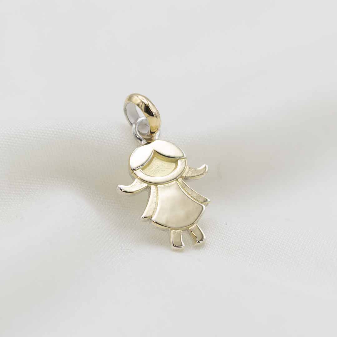 DIJE DE PLATA LAMINADA EN ORO