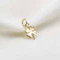 DIJE TRÉBOL DE ORO 18K