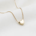 CADENA CON DIJE CORAZÓN DE ORO 18K