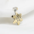 DIJE DE PLATA CON LÁMINA DE ORO 18K