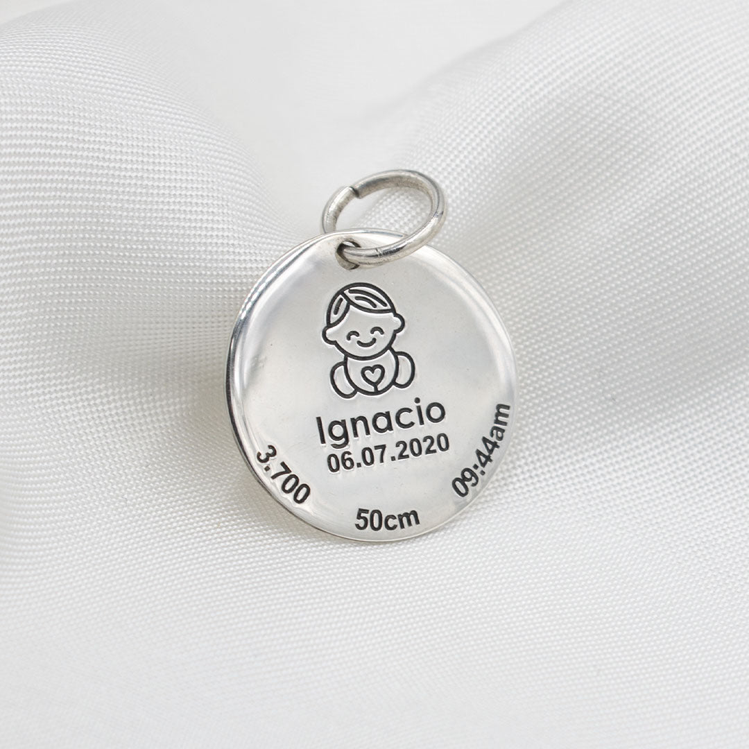 DIJE BEBÉ DE PLATA