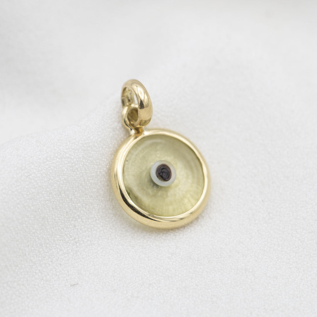 DIJE OJO TURCO DE ORO 18K