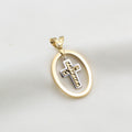 DIJE DE ORO 18K CRUZ