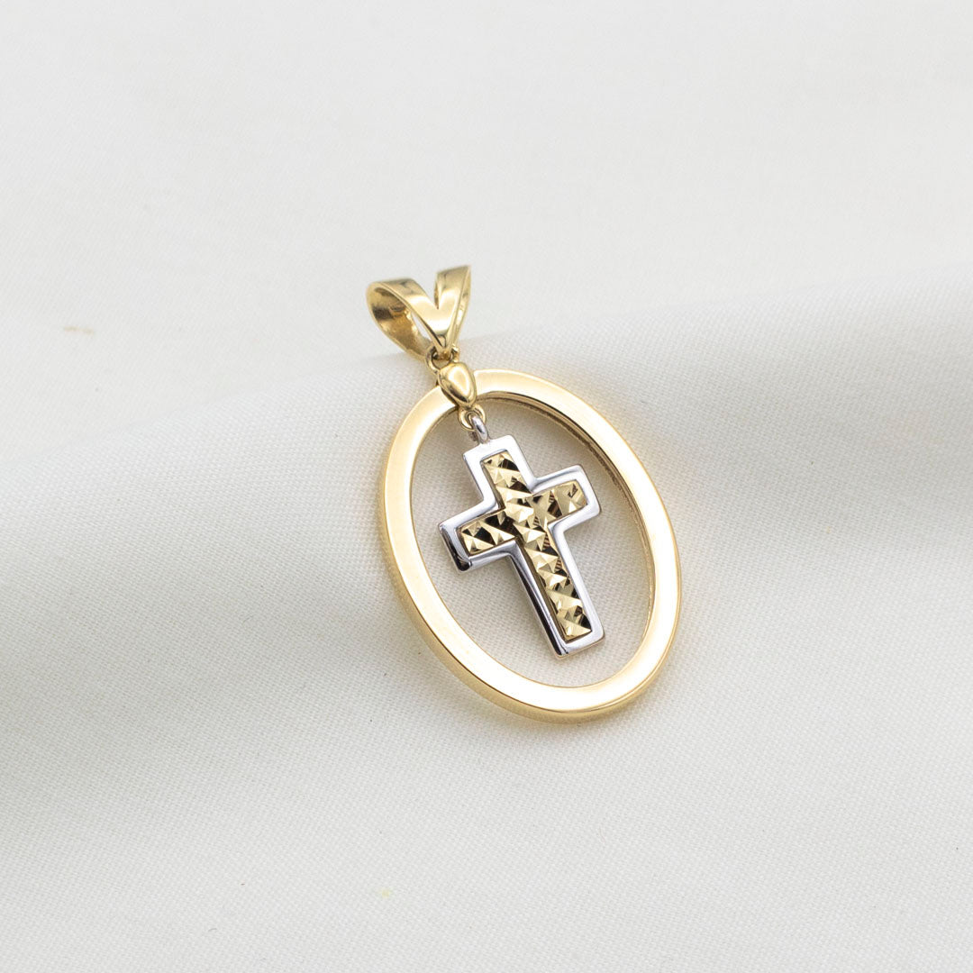 DIJE DE ORO 18K CRUZ
