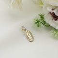 DIJE DE PLATA LAMINADO EN ORO VIRGEN DE GUADALUPE