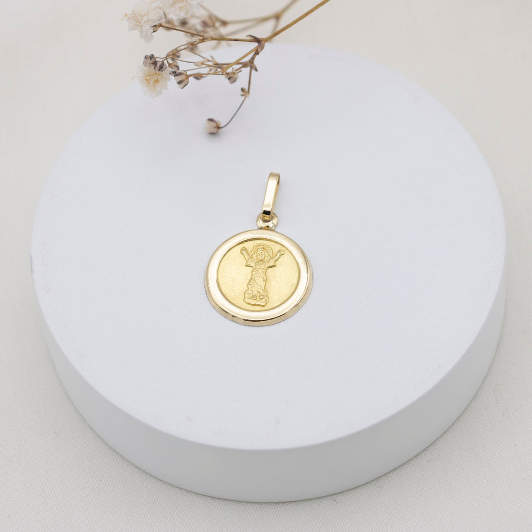 DIJE DIVINO NIÑO DE ORO 18K