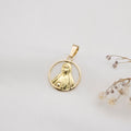 DIJE VIRGEN MARIA DE ORO  18K