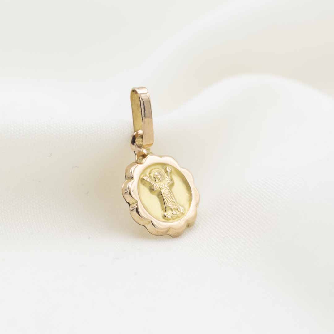 DIJE DE DIVINO NIÑO DE ORO 18K