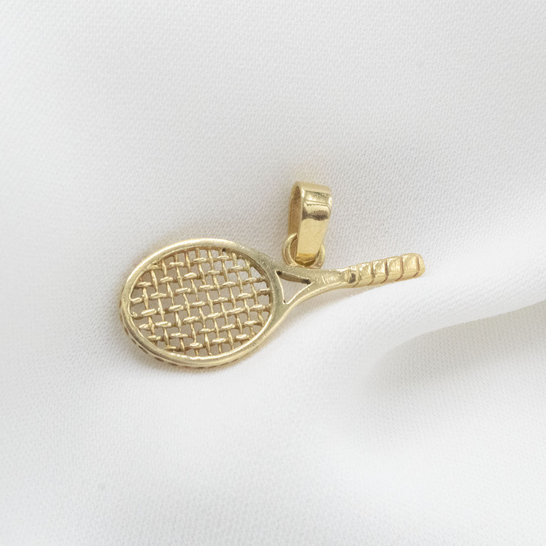 DIJE DE RAQUETA EN ORO