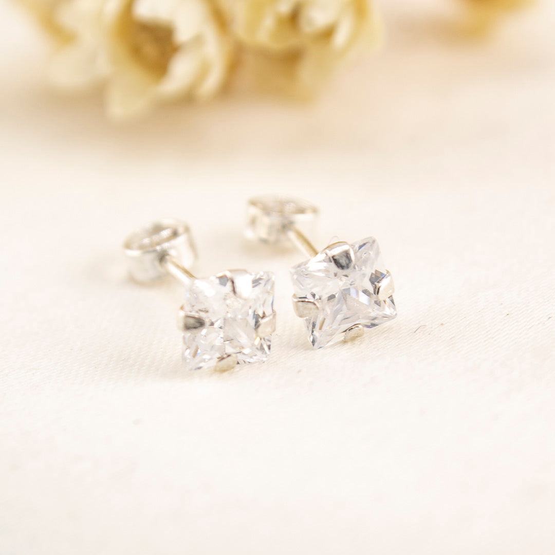 Aretes de plata