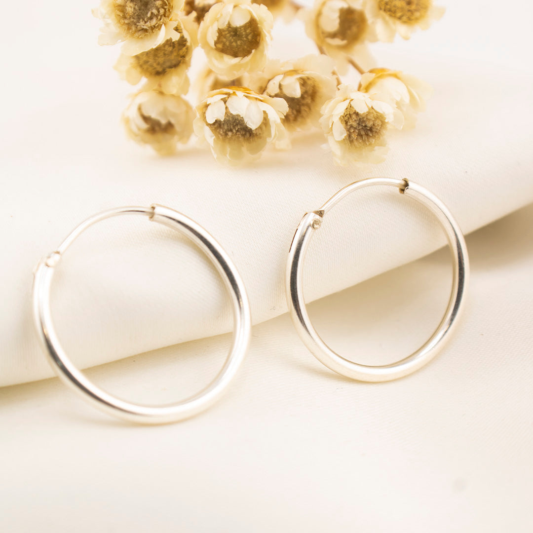 Aretes de plata