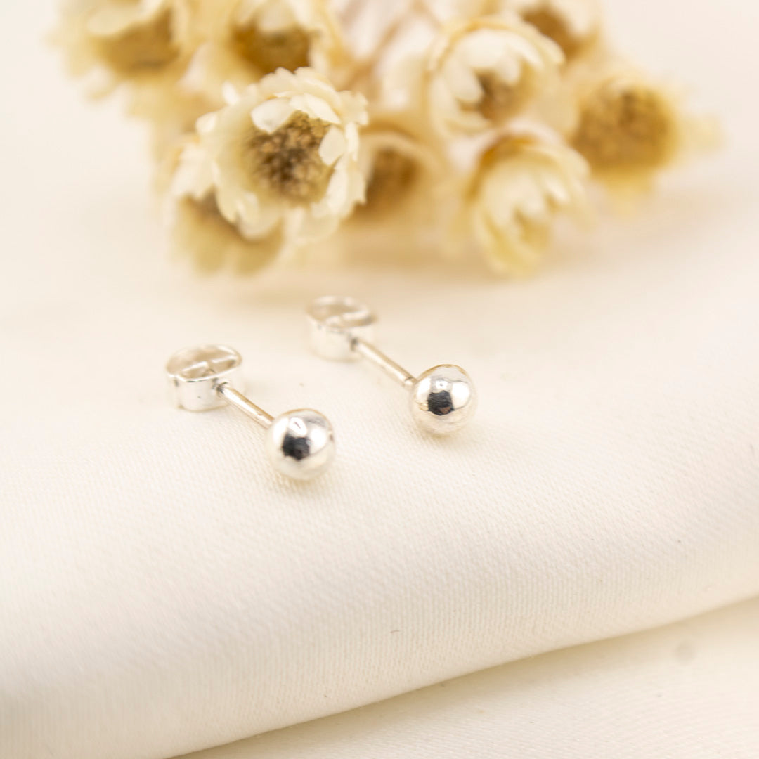 Aretes de plata