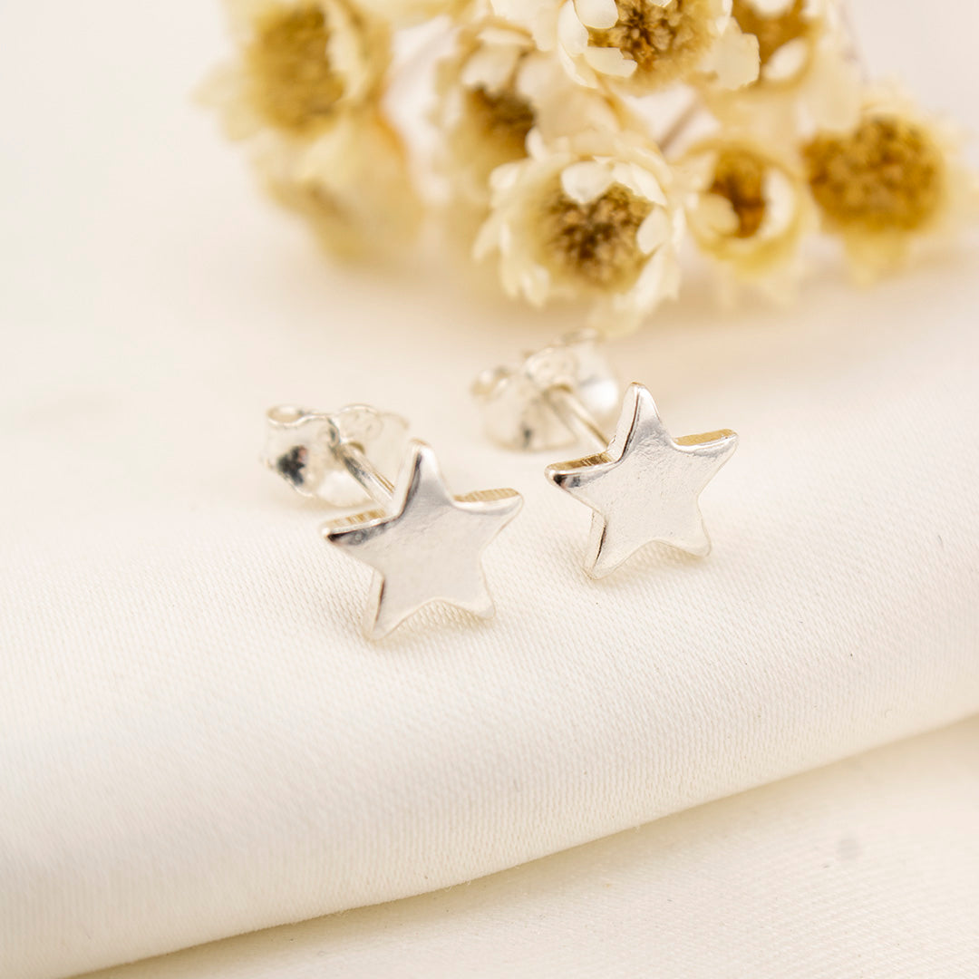 Aretes de plata