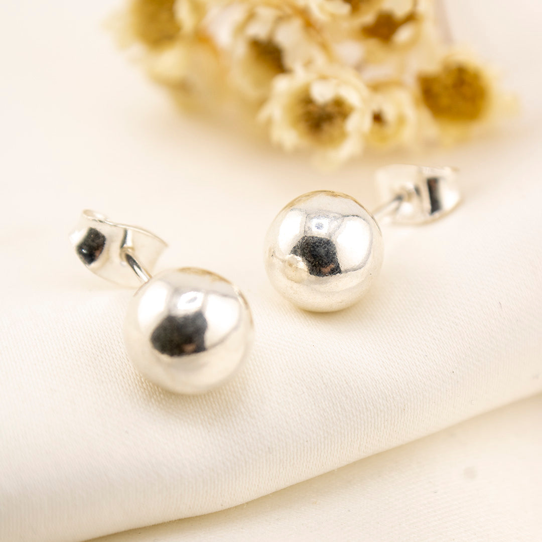 Aretes de plata