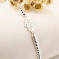 Pulsera regulable de plata