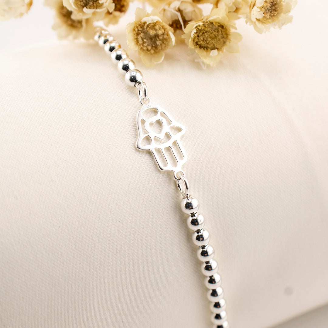 Pulsera regulable de plata