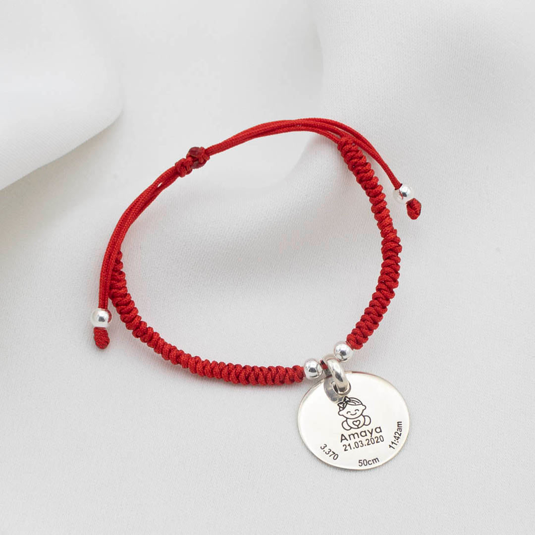 PULSERA GRADUABLE CON DIJE DE PLATA