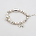PULSERA DE PLATA CON PERLAS NATURALES
