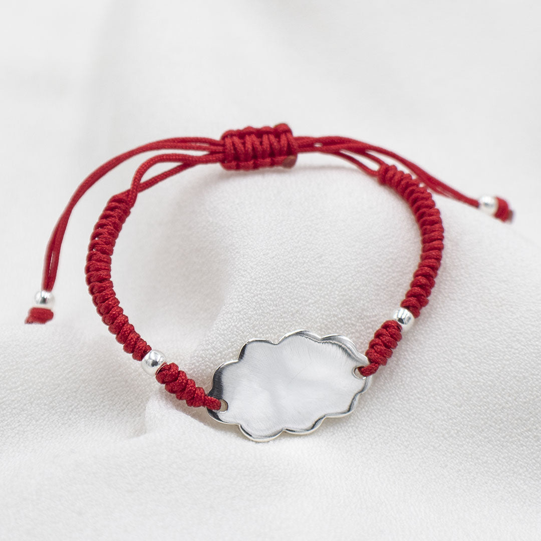 PULSERA GRADUABLE NUBE DE PLATA