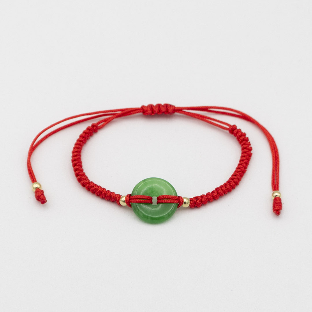 PULSERA GRADUABLE CON APLICACIONES DE ORO 18K