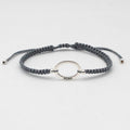 PULSERA GRADUABLE CON DIJE DE PLATA