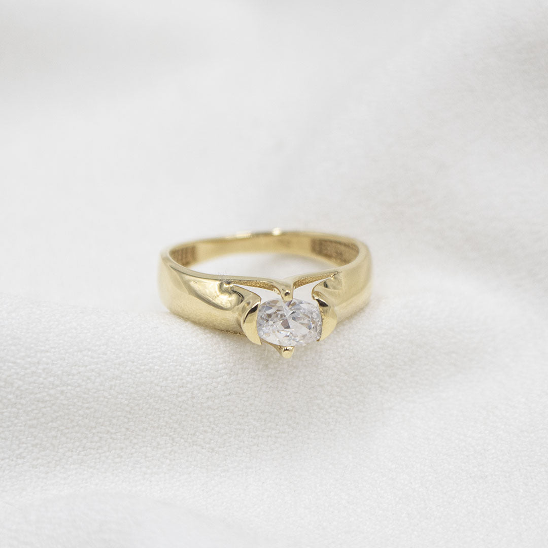 ANILLO DE COMPROMISO DE ORO