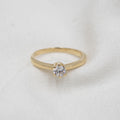 ANILLO DE COMPROMISO DE ORO