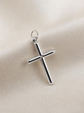 Dije de plata de cruz