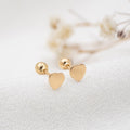 ARETES DE ORO CORAZON