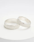 Aros de matrimonio plata 950